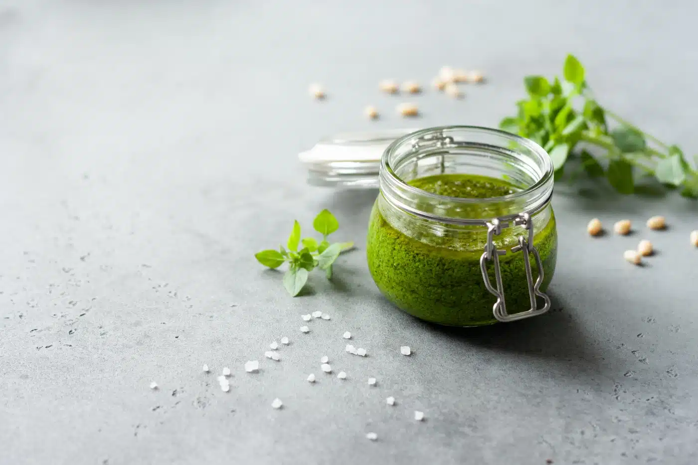 Nutritious Pesto With Micro-Basil